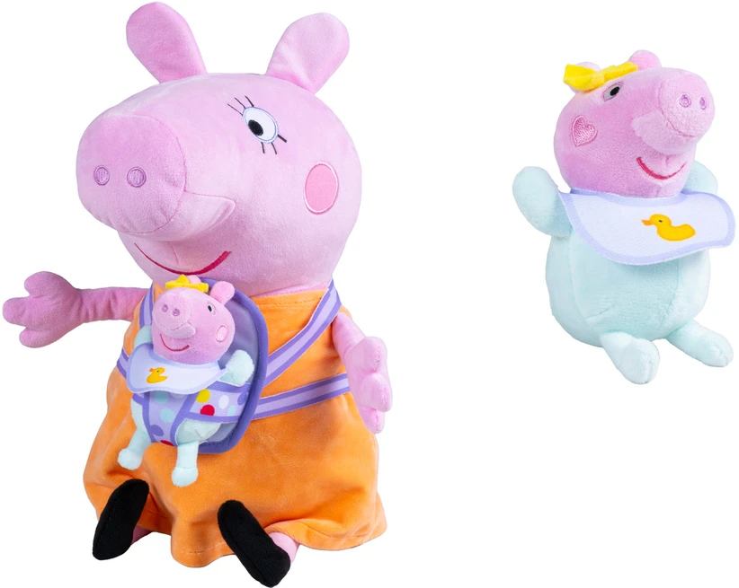 SIMBA Peppa Pig - Pliušinis žaislas - Mumija Pig New Era 33 cm (109261502)