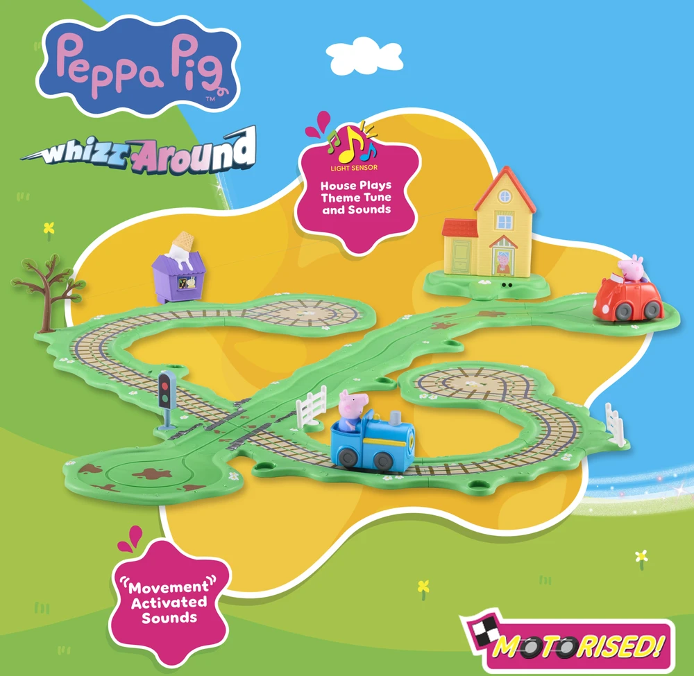Peppa Pig Whizz Around Peppos dienos išvykos žaidimų rinkinys