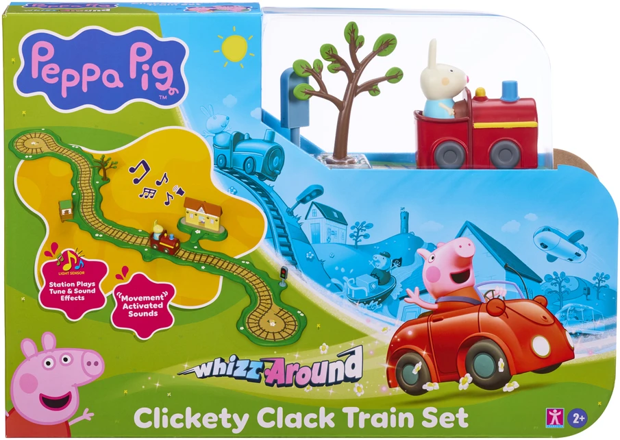 Peppa Pig - Šuoliukas aplink Clickety Clack traukinuką (8344)