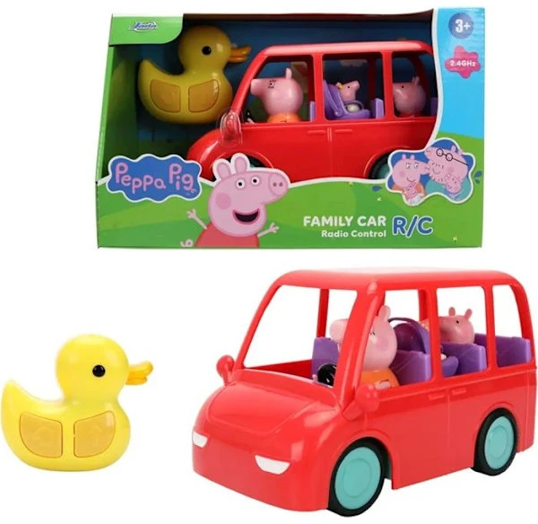 Peppa Pigjada Jada - Peppa Pig - nuotoliniu būdu valdomas šeimos automobilis (9336368314R00)