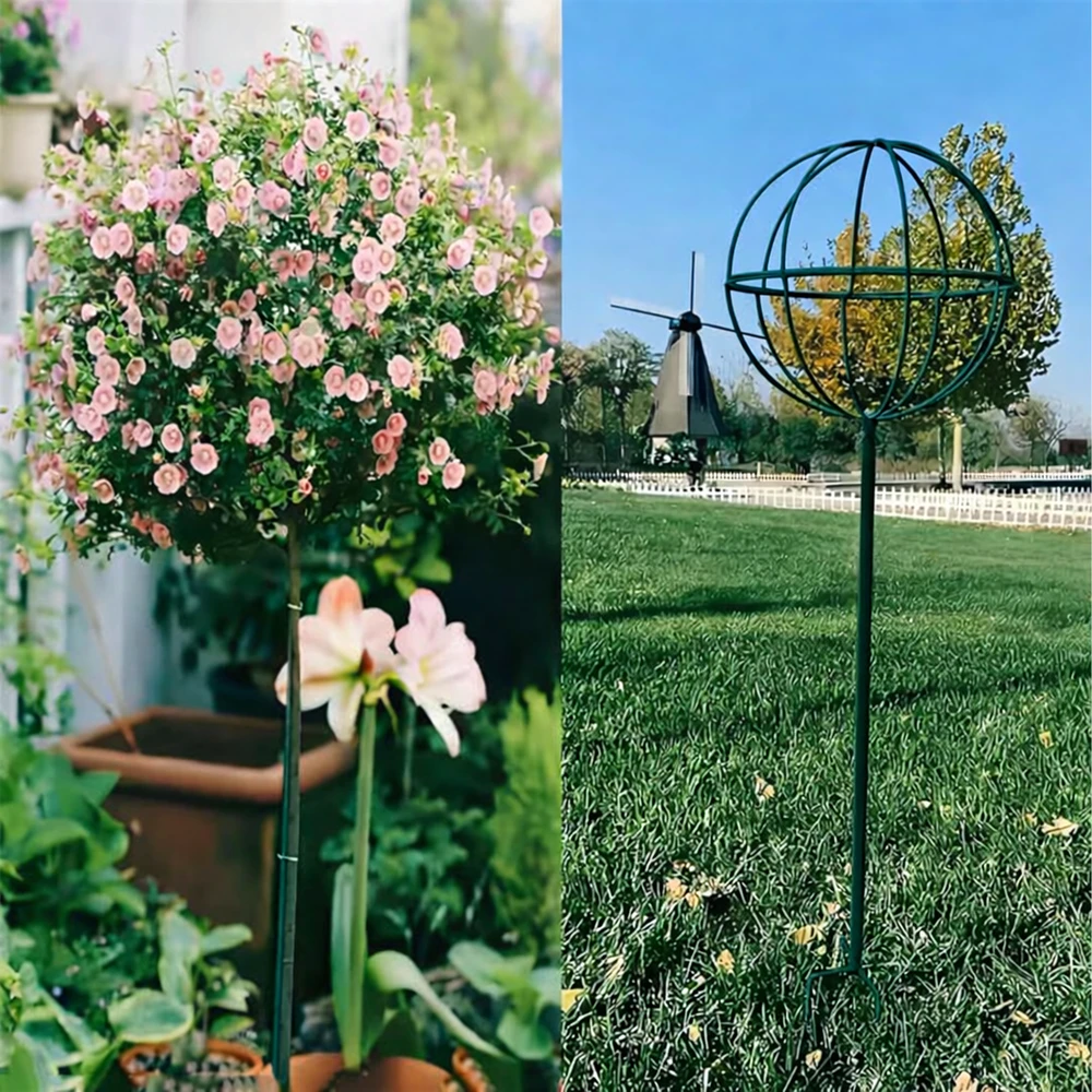Pergola Sodo pergolės terasos metalinė atrama vijokliniams augalams, rožėms, 50x10 cm, žalia