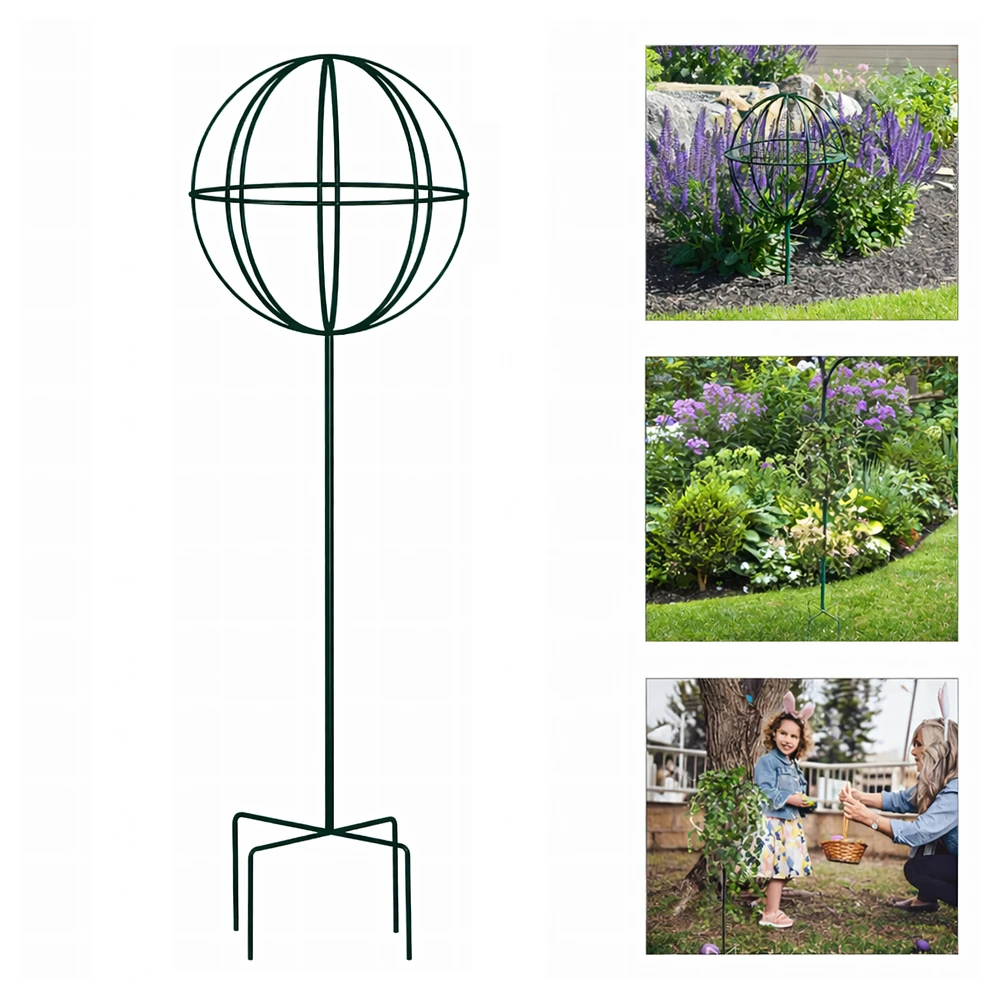 Pergola Sodo pergolės terasos metalinė atrama vijokliniams augalams, rožėms, 50x10 cm, žalia