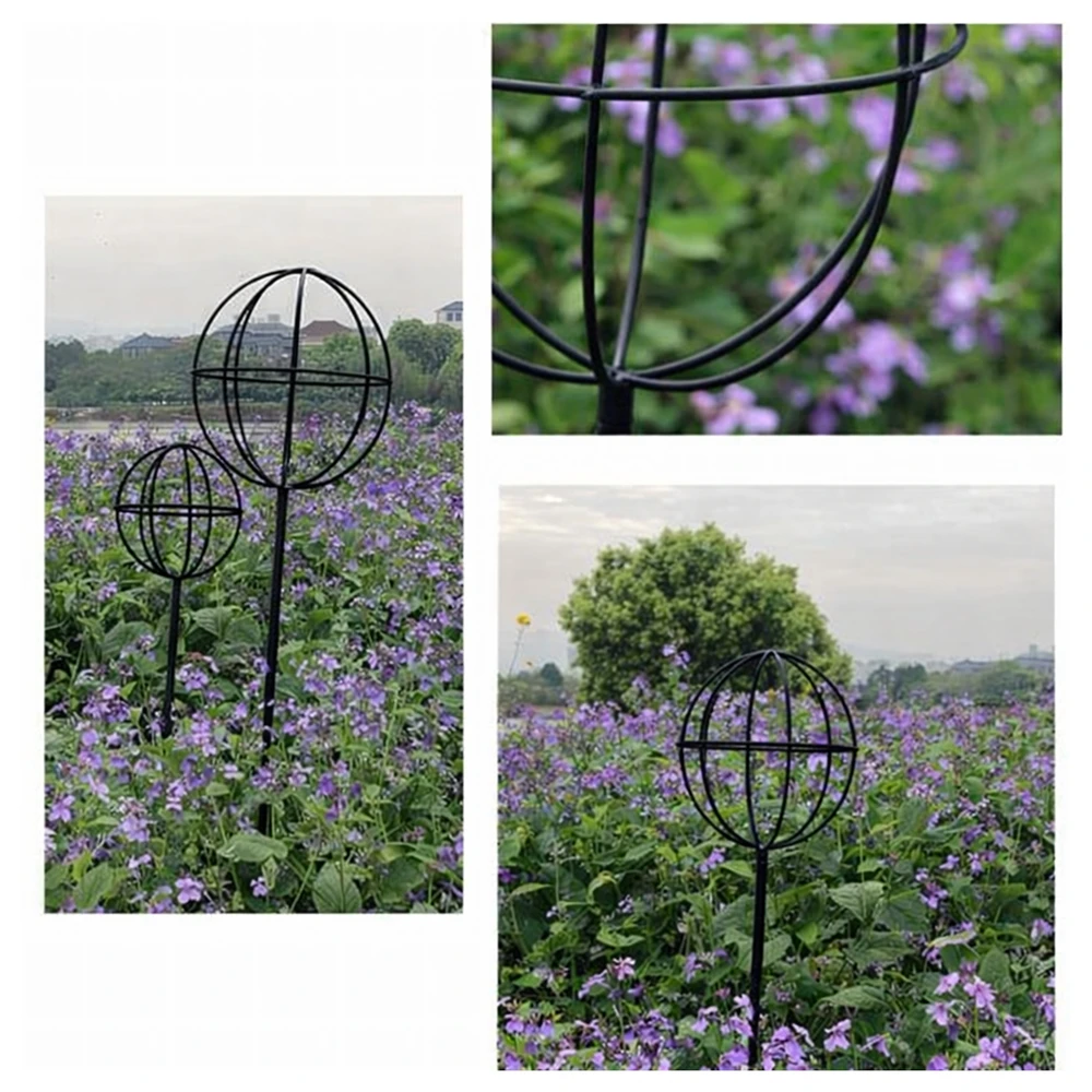 Pergola Sodo pergolės terasos metalinė atrama vijokliniams augalams, rožėms, 50x10 cm, juodos spalvos