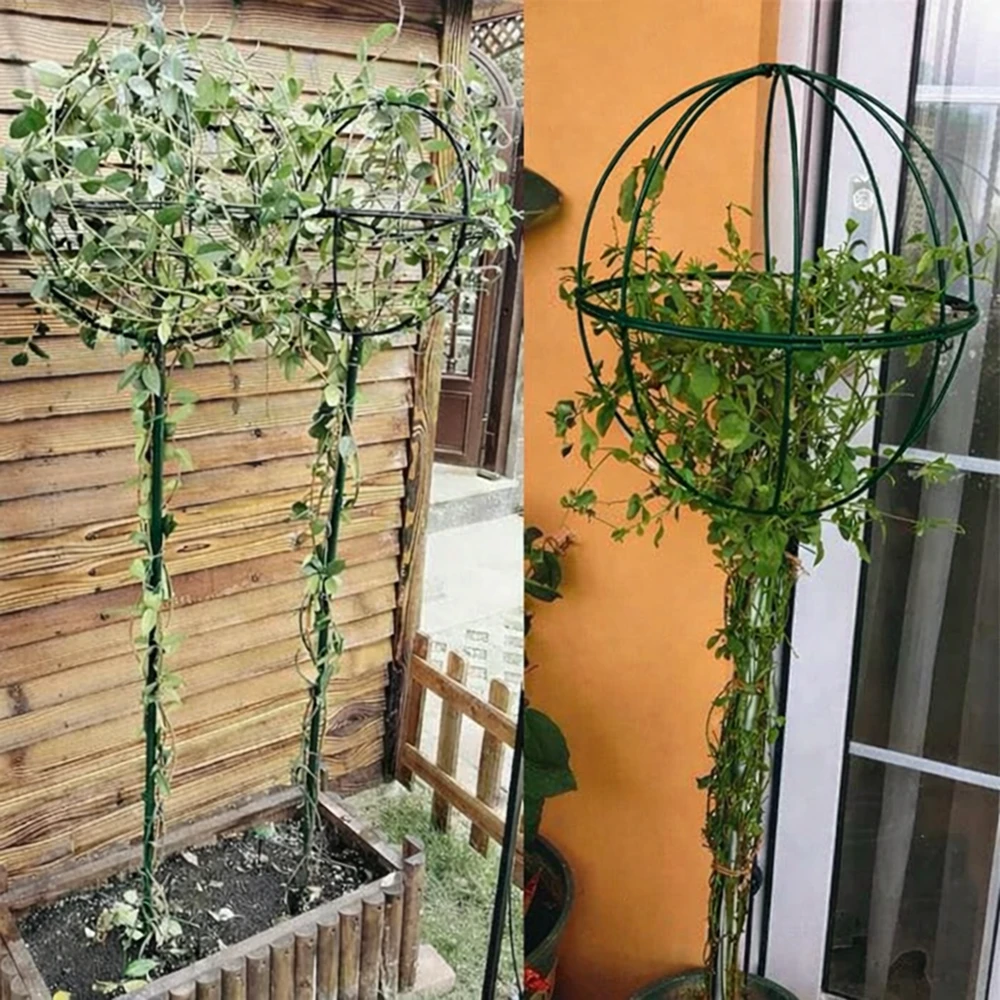 Pergola Sodo pergolės terasos metalinė atrama vijokliniams augalams, rožėms, 50x10 cm, žalia