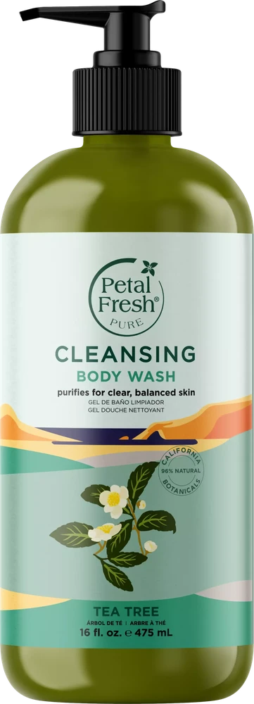 „Petal Fresh“ – gryno arbatmedžio prausiklis kūnui, 475 ml