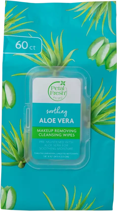 „Petal Fresh“ – grynos alavijo makiažo valymo servetėlės