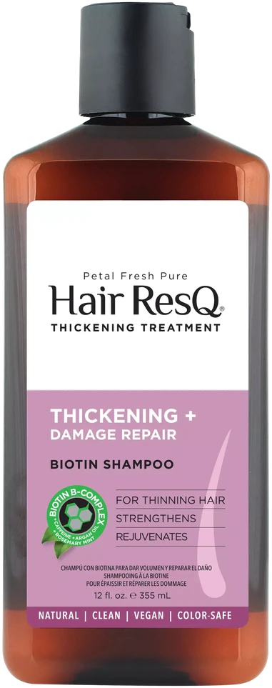 „Petal Fresh“ – plaukų „ResQ“ tankinimo ir pažeidimų atstatymo šampūnas – 355 ml.
