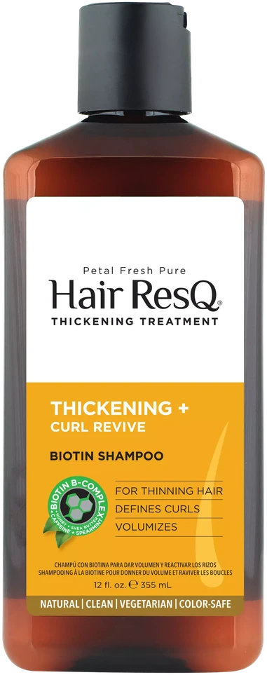 „Petal Fresh“ – plaukų „ResQ“ tankinimo ir garbanojimo atgaivinimo šampūnas – 355 ml.