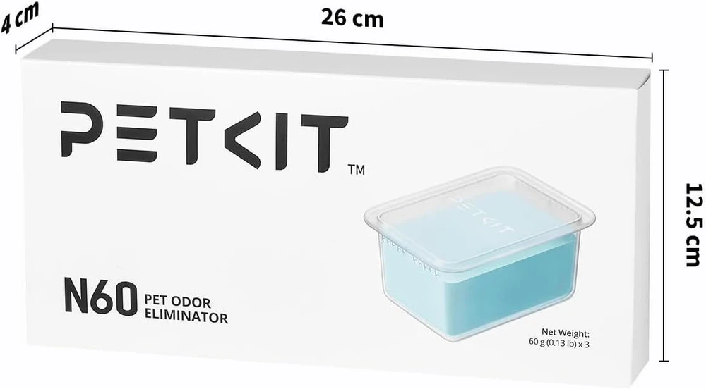 PetKit kvapų naikintojas N60, skirtas Petkit PUROBOT ULTRA kraiko dėžutei (3 vnt.)
