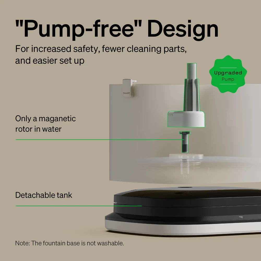 „Petlibro“ – išmanusis fontanas su „Dockstream“ RFID – 3 l (101 uncijos)