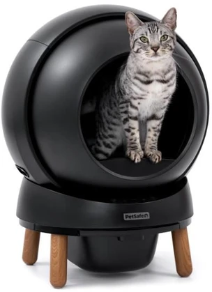 Petsafe - Ecom Smartspin automatinis kačių kraiko dėžės robotas - 53 x 49 x 47 cm - juodas