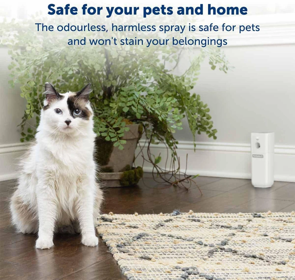 PetSafe SSSCAT automatinis purškiamasis repelentas – judesio jutiklis, bekvapis repelentas, skirtas naudoti patalpose