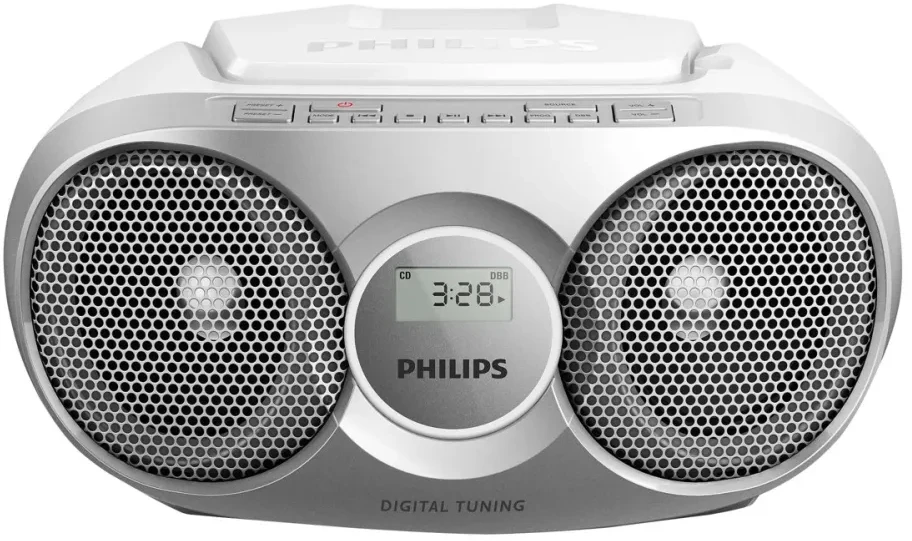 Muzikinis centras Philips CD Soundmachine AZ215S Sidabrinis 3W Skaitmeninis derinimas
