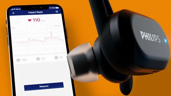 Belaidės sportinės ausinės Philips TAA7306BK/00, Juodos