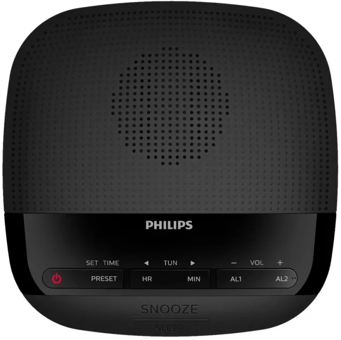 „Philips Audio“ – radijo žadintuvas su FM skaitmeniniu turiniu TAR3205/12 – juodas