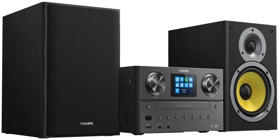 Muzikinis centras Philips Micro Music System TAM8905/10, 100W, interneto radijas, DAB+, Bluetooth, Spotify Connect, USB, MP3-CD