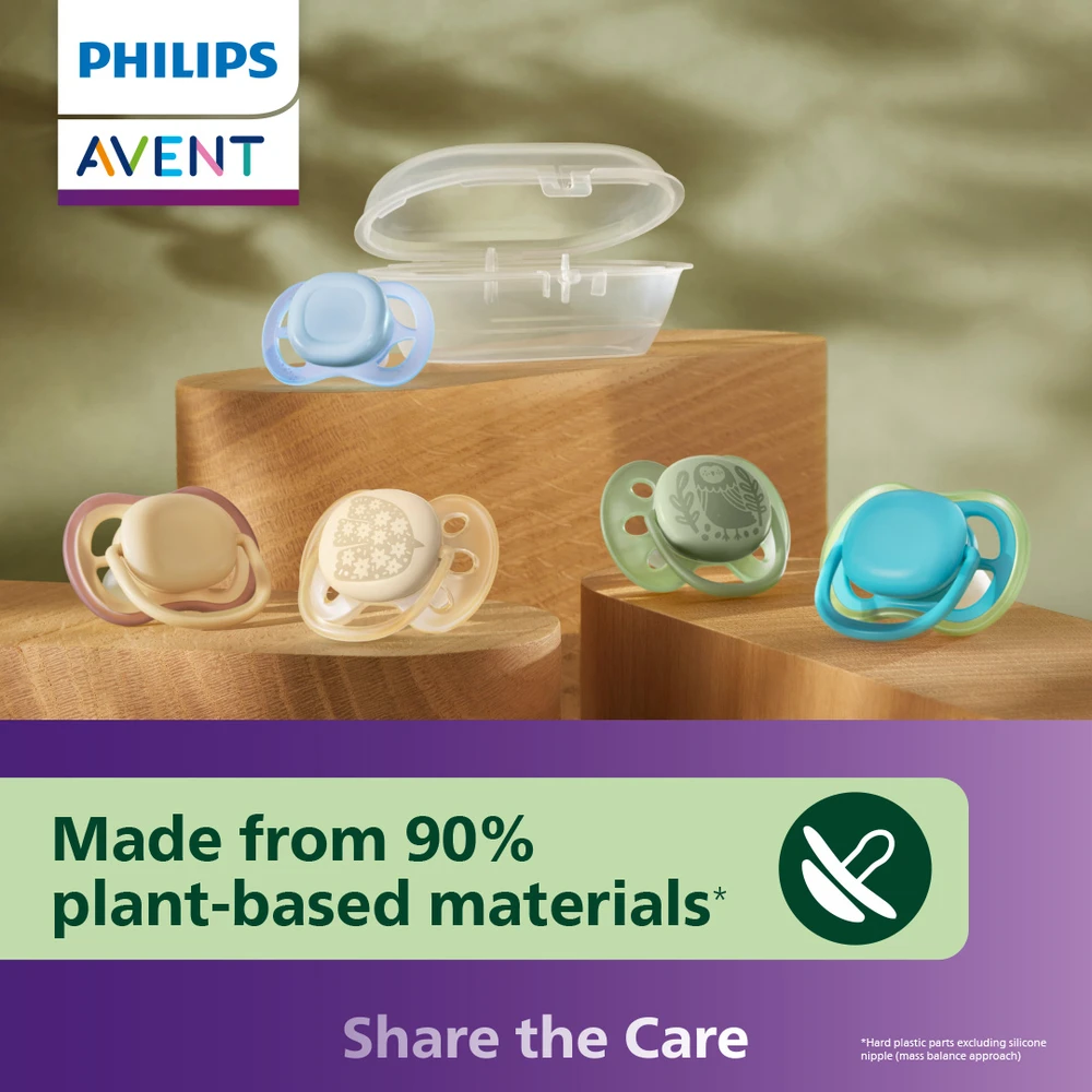 „Philips Avent“ čiulptukas „Ultra Air“, 6–18 mėn., šviesiai smėlio / šviesiai žalios spalvos