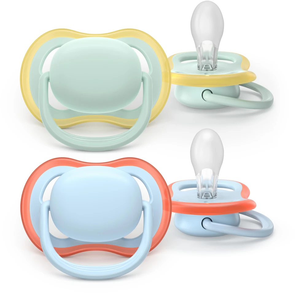 „Philips Avent“ čiulptukas „Ultra Air“, 0–6 mėn., šviesiai žalias / šviesiai mėlynas