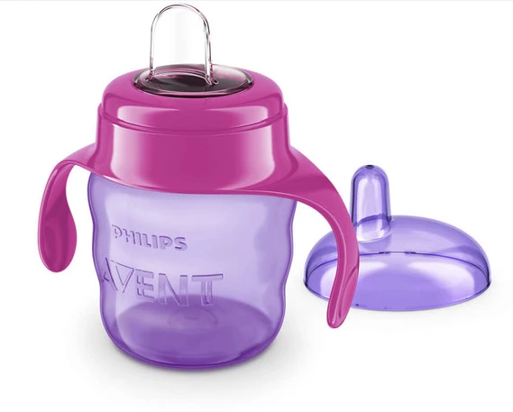 „Philips Avent“ puodelis su snapeliu, 6 mėn. ir vyresniems, violetinis