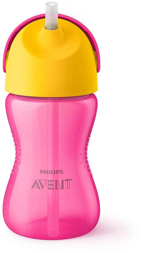 PHILIPS AVENT GERTUVĖ SU ŠIAUDELIU, 12 MĖN+, 300 ML, SCF798, Rožinis