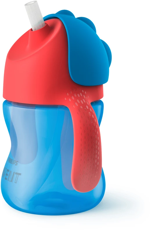 „Philips Avent“ – šiaudelių puodeliai, lankstus šiaudelių puodelis, 200 ml / 7 uncijos, 9 mėn.+, 1 vnt. pakuotė
