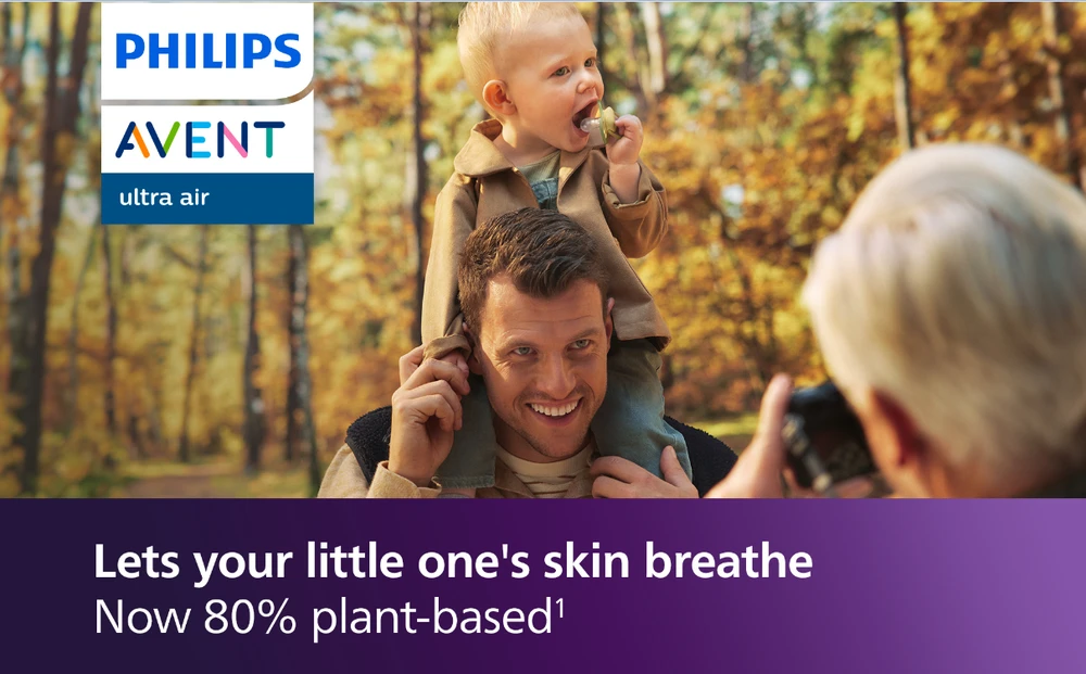 „Philips Avent“ – „Ultra Air“ čiulptukas, naktinis, nuo 18 mėn., geltonas / mėlynas
