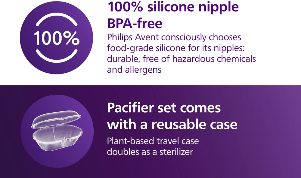 „Philips Avent“ – „Ultra Start“, 0–2 mėn., šviesiai rožinis / šviesiai geltonas