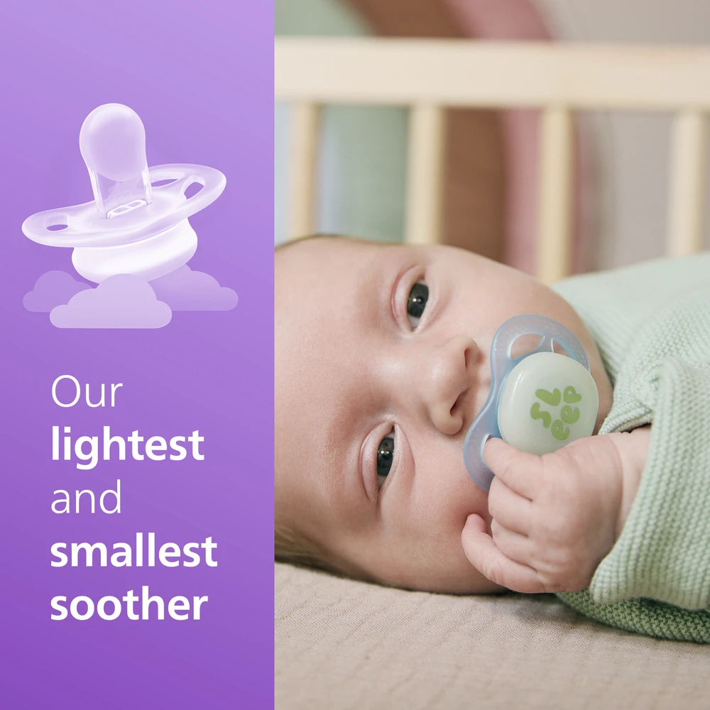 „Philips Avent“ – „Ultra Start“, 0–2 mėn., šviesiai rožinis / šviesiai geltonas