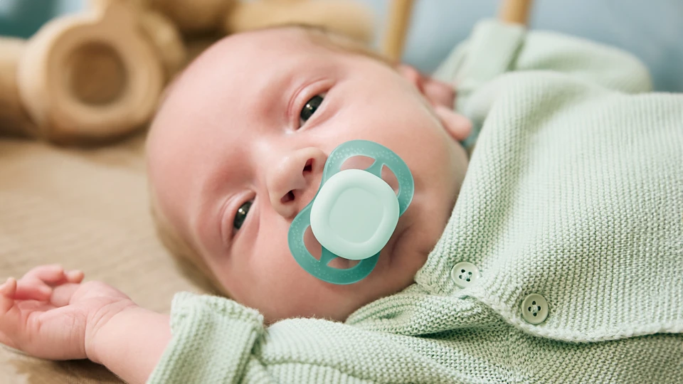 „Philips Avent“ – „Ultra Start“, 0–2 mėn., šviesiai žalias / šviesiai mėlynas