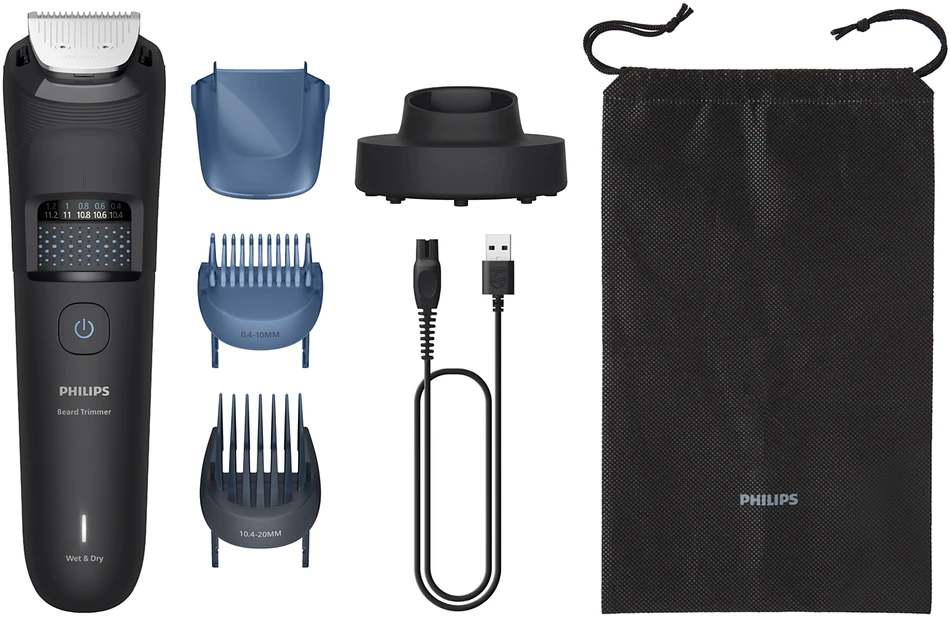 Barzdos modeliavimo įrankis su plaukų rinkikliu Philips Beard Trimmer 5000 Series BT5780/15