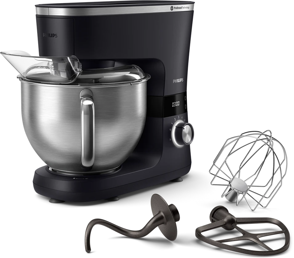 Virtuvinis kombainas „Philips“ serijos 7000 virtuvės aparatas HR7962/01, 5,5 l dubuo, 8 greičių nustatymai, 1000 W