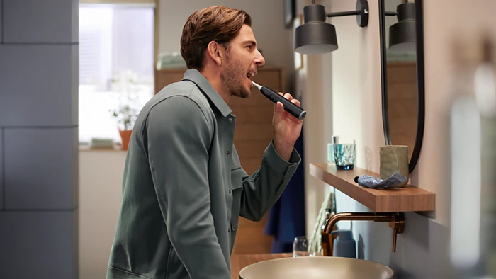 Elektriniai dantų šepetėliai Philips Sonicare Series 6500 HX7419/01, 2 vnt. (juodas ir baltas)