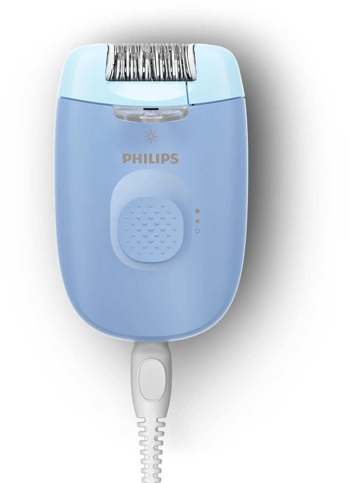 Laidinis epiliatorius Philips Satinelle Essential BRE247/00, Žydras