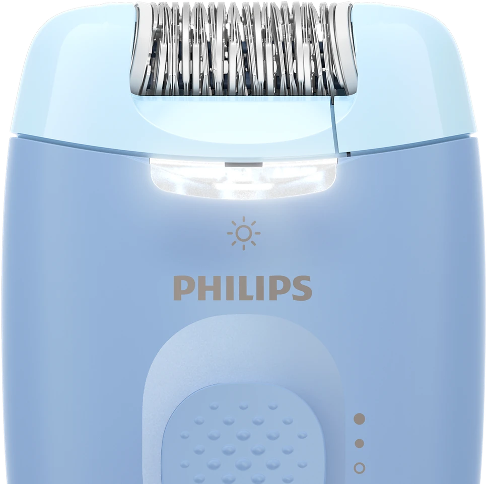Laidinis epiliatorius Philips Satinelle Essential BRE247/00, Žydras