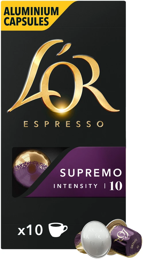 Philips Lorsenseo L'OR kapsulės - Espresso Supremo - kavos kapsulės - 10 vnt.