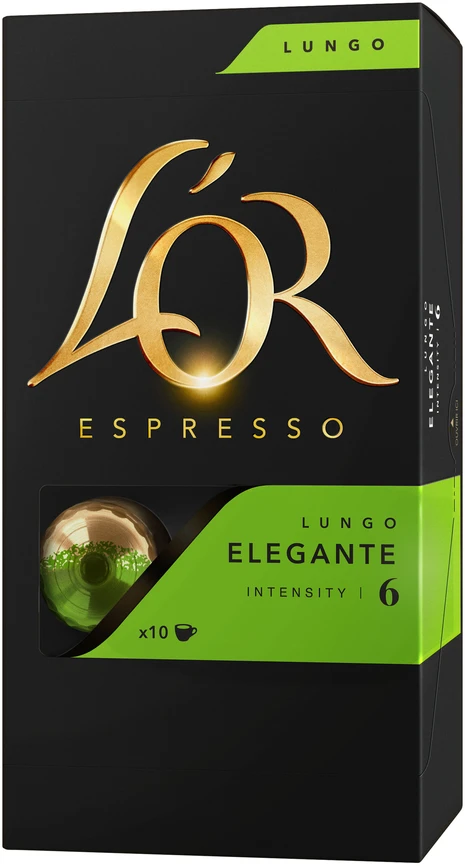 Philips Lorsenseo L'OR kapsulės - Lungo Elegante - kavos kapsulės - 10 vnt.