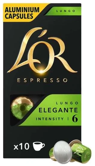 Philips Lorsenseo L'OR kapsulės - Lungo Elegante - kavos kapsulės - 10 vnt.