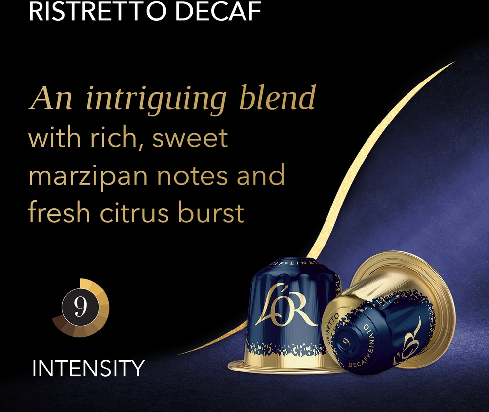 Philips Lorsenseo L'OR kapsulės - Ristretto Decaffeinato - Kavos kapsulės - 10 vnt.
