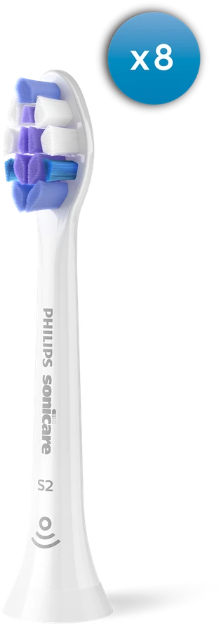 „Philips Sensitive HX6058/87“ 8 dantų šepetėlių galvučių pakuotė