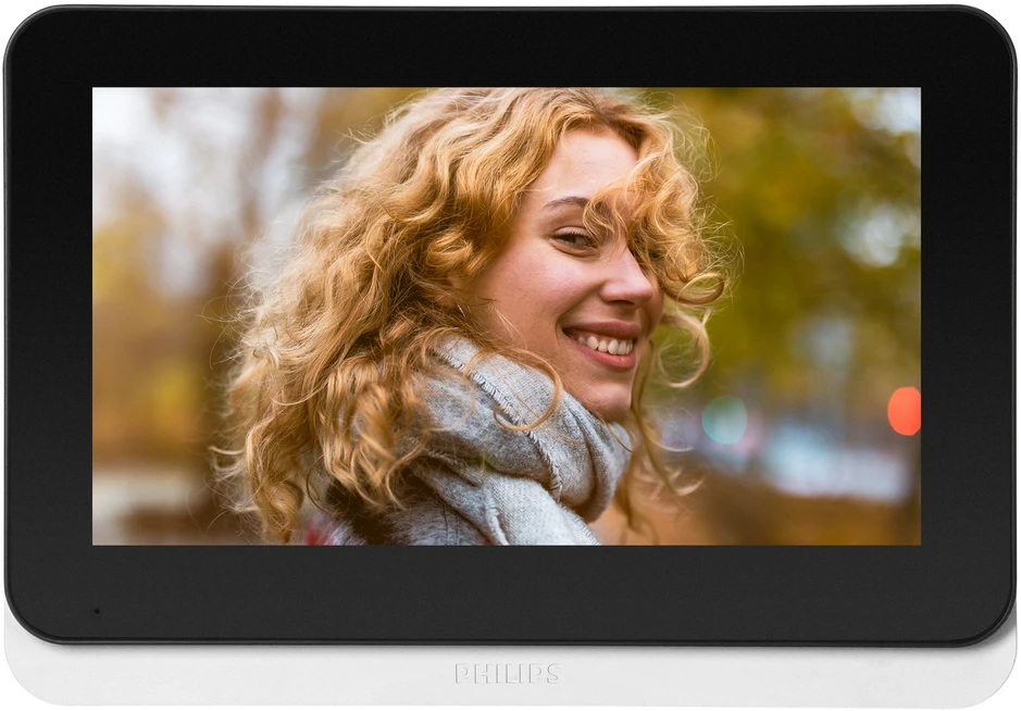 Orno „Philips WelcomeEye Connect 3“ vaizdo domofono komplektas, 2 laidų, 7 colių „Wi-Fi“, jutiklinis ekranas, 3K, RFID