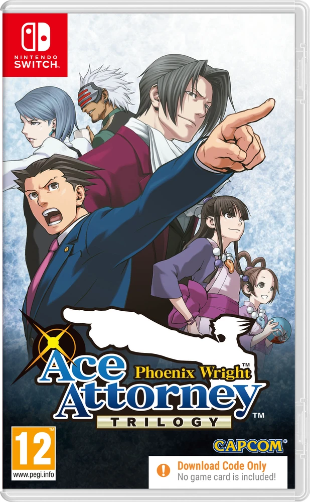 „Phoenix Wright Ace Attorney Trilogy“ (kodas dėžutėje) – „Nintendo Switch“