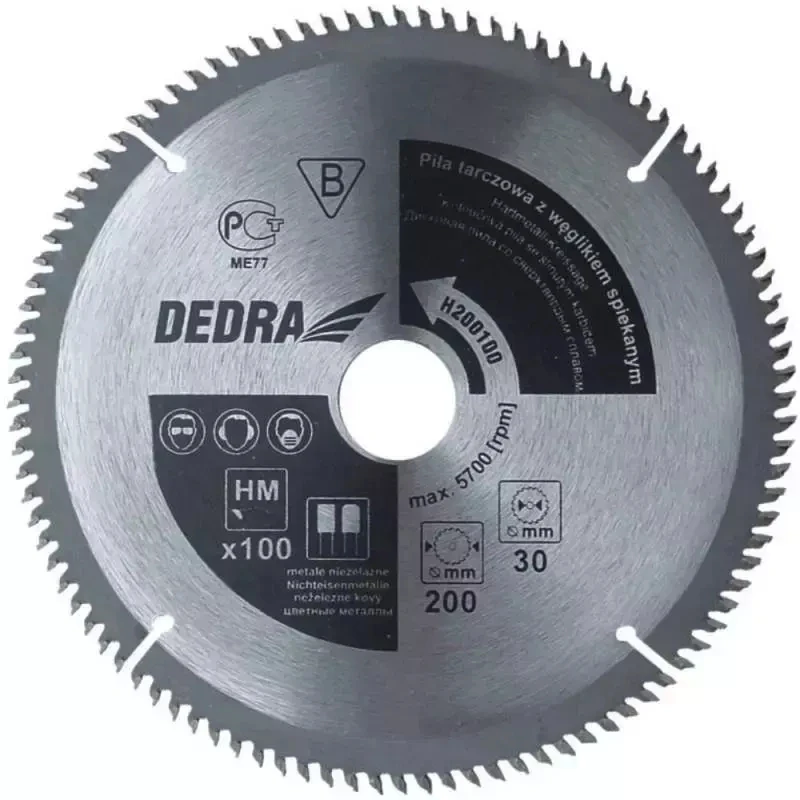 Dedra Diskinis pjuklas mediui su kietm 100d 600x30mm