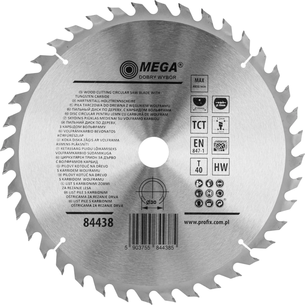 Piła Diskinis pjūklas medienai 300 * 40 t * 30 mm