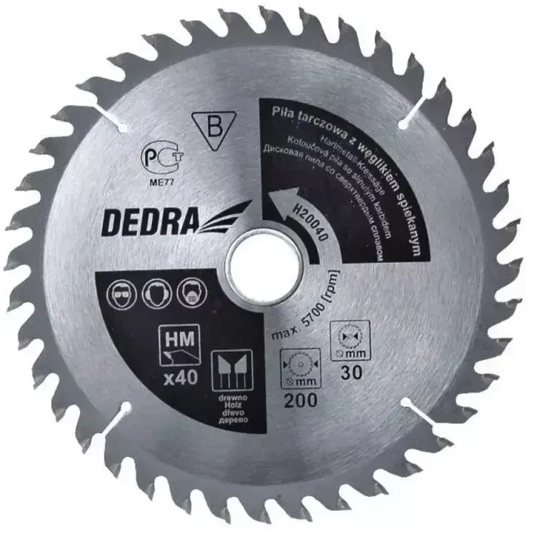 Dedra Piła Diskinis pjūklas medienai, 80 t, skersmuo 305x30 mm
