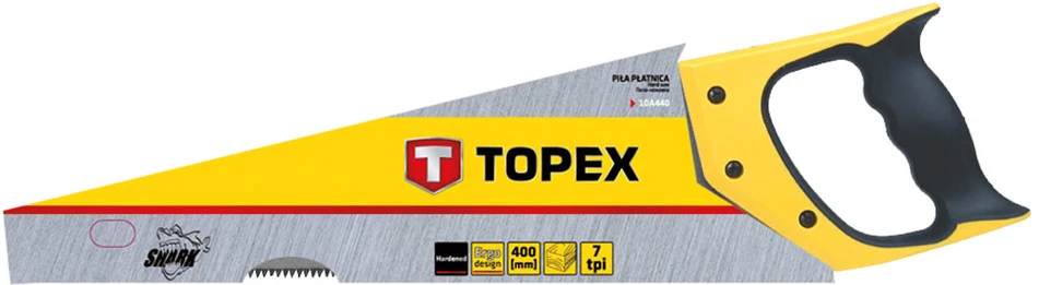 Piła Pjūklas medžiui SHARK Topex | 400mm