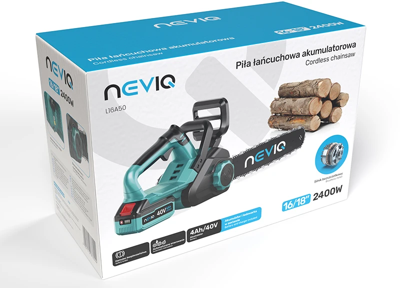 Grandininis pjūklas Piła NeviQ L16A50 16"/18" akumuliatorinė