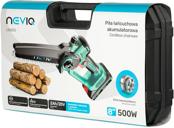 Grandininis pjūklas Piła NeviQ LX8303 8" akumuliatorinė