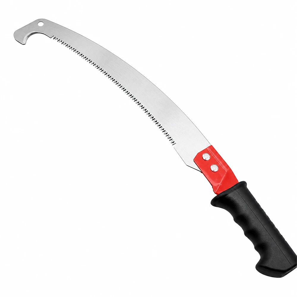 Piła Rankinis pjūklas medžių šakoms su kabliu, plieno sodo pjūklas, 40 cm