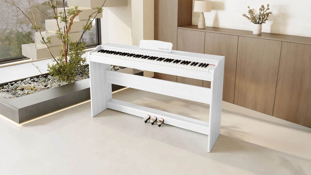 Kruger & Matz KrugerMatz KMDP-105 skaitmeninis pianinas, baltas