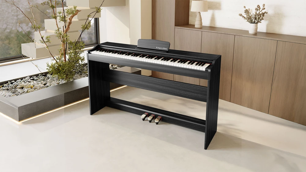 Kruger & Matz KMDP-105 skaitmeninis pianinas - juodas